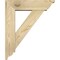 Ekena Millwork Traditional Traditional Rough Sawn Bracket w/ Offset Brace, Douglas Fir, 6"W x 20"D x 24"H BKT0604X20X24TRA01RDF - alternate 2